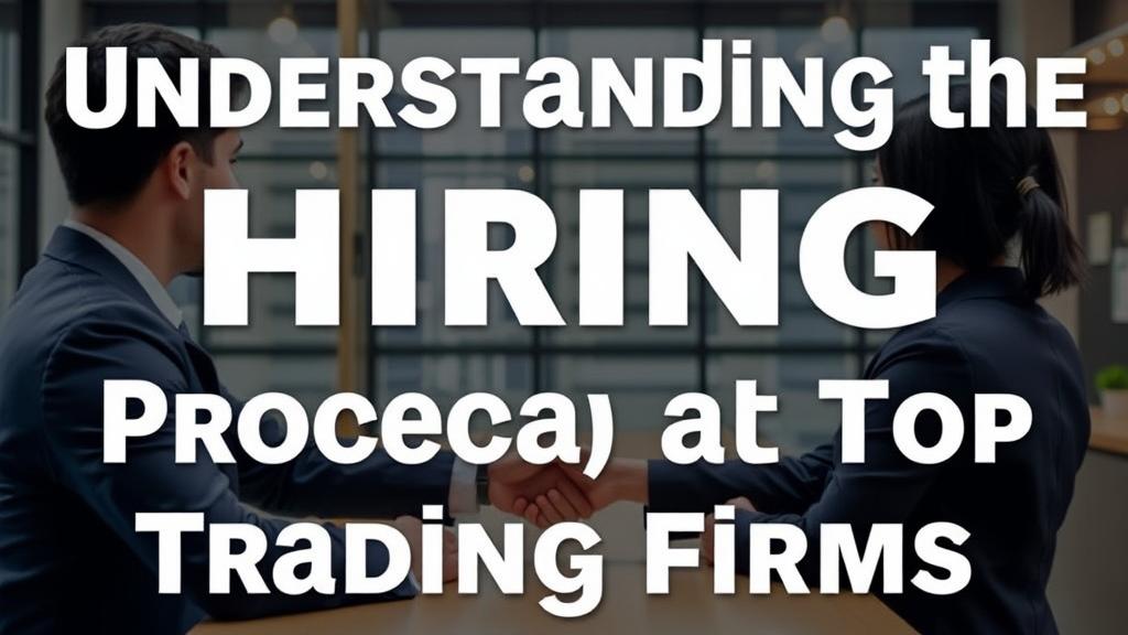 You are currently viewing Understanding the Hiring Process at Top Trading Firms